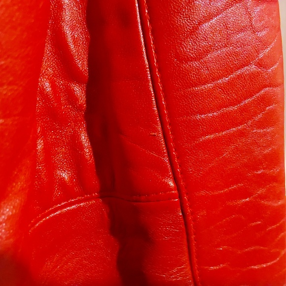 LIZ WEAR WOMEN'S LEATHER JACKET  S - Picture 7 of 8